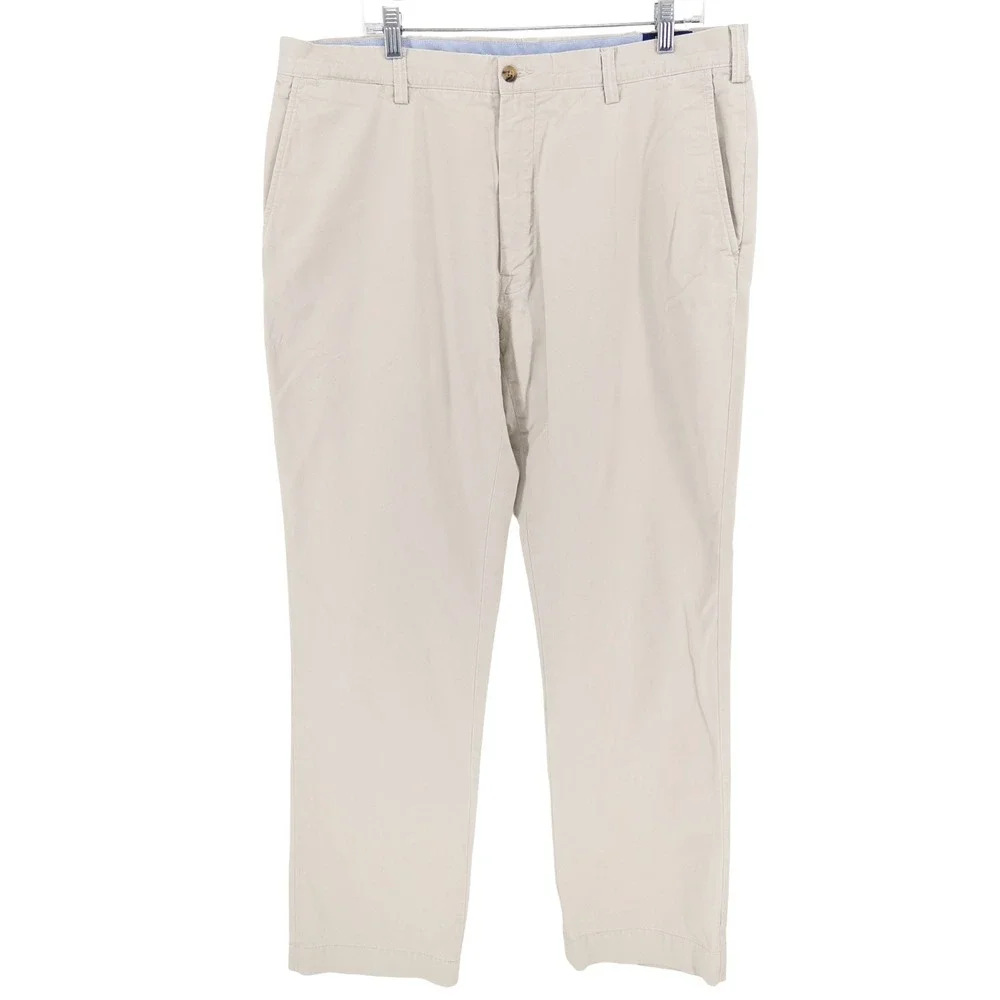 Polo Ralph Lauren Mens 38x32 Stretch Classic Fit Chino Pants Khaki Tan Preppy